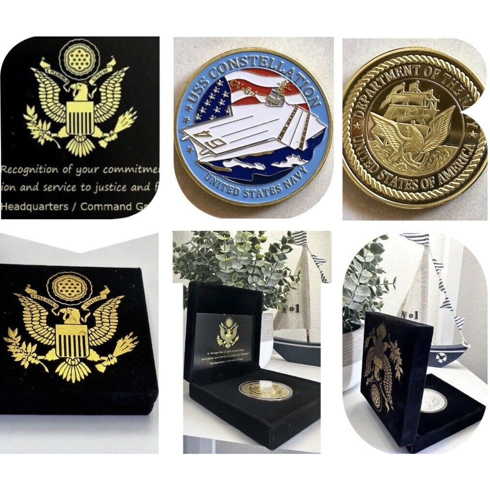 US NAVY USS CONSTELLATION CV-64 Challenge Coin USN
