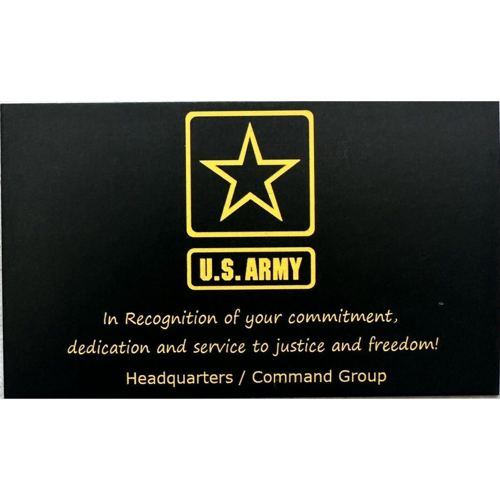 Us Army Private First Class E-3 Challenge Coin With Special Army Velvet Case