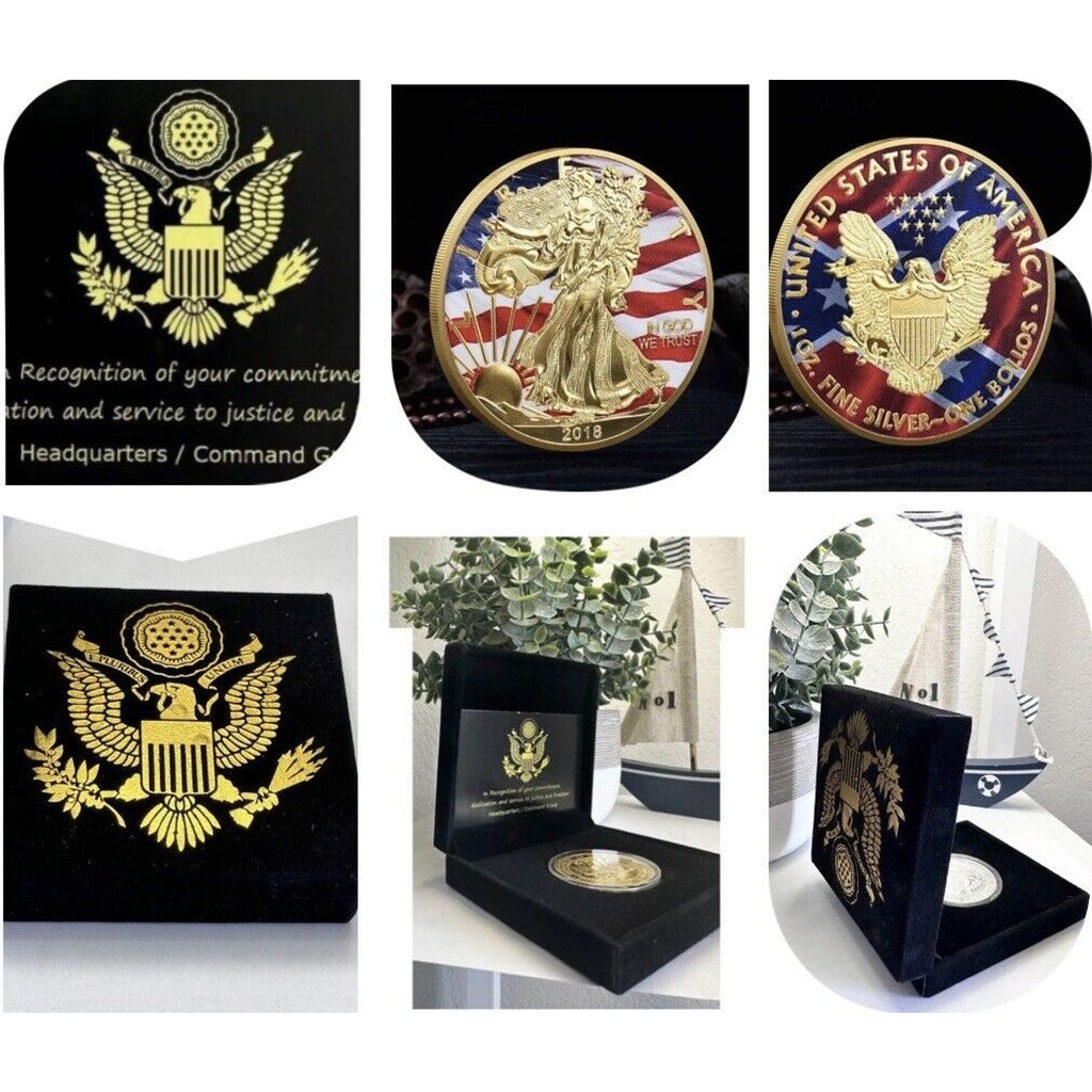 Statue Of Liberty Challenge Coin Painted Coins USA