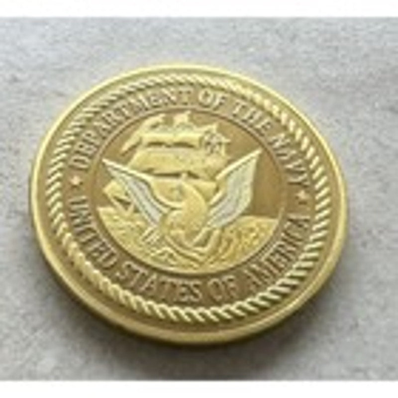 US NAVY - USN - USS Gerald R. Ford CV-78 Challenge Coin With Special Velvet Case