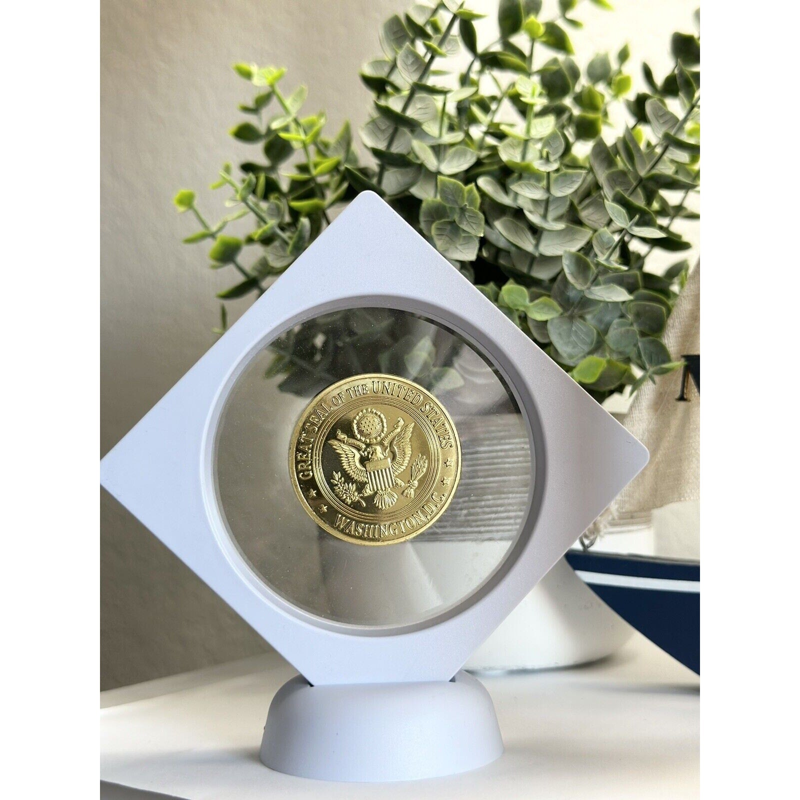 National Security Agency Challenge Coin With 3D Display Case. New,Fast Shipping