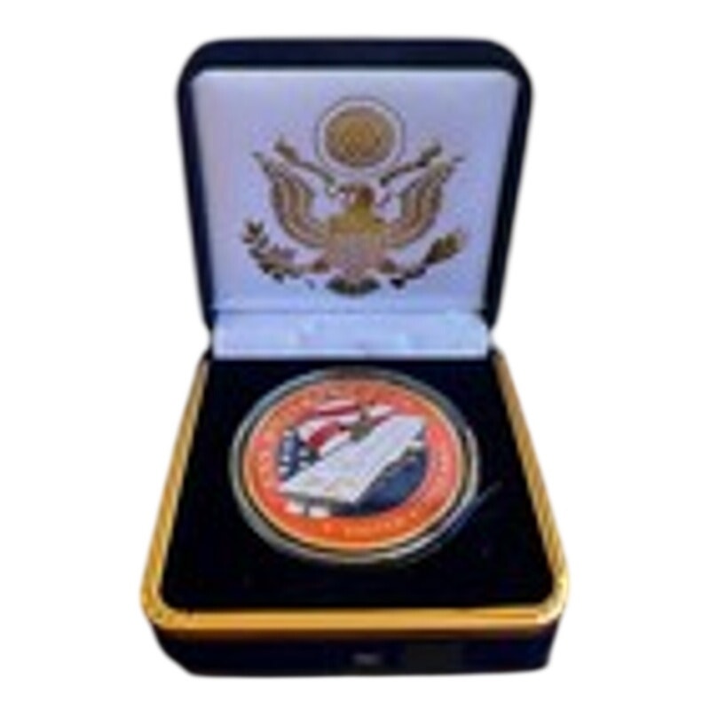 Department of Energy (DOE) Challenge Coin With Blue Velvet Case. Fast Shipping!