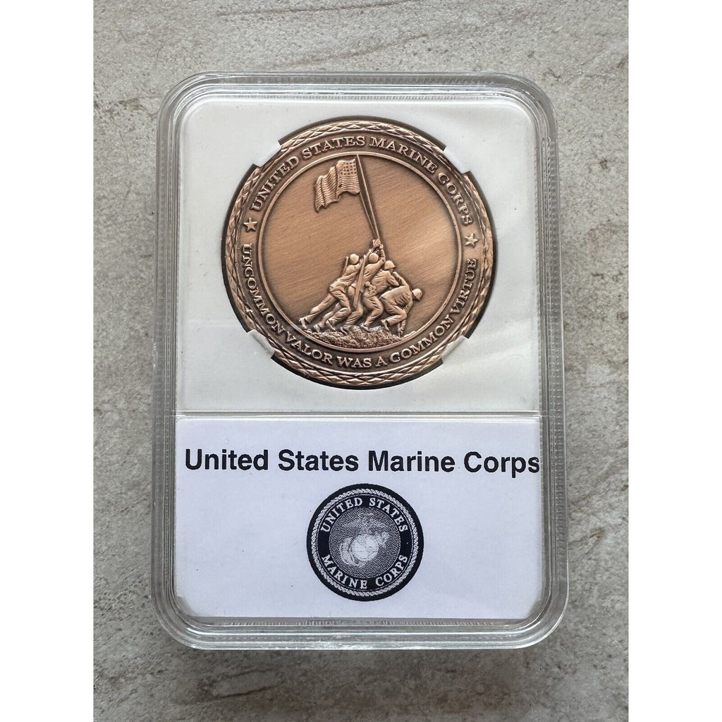 United States Marine Corps "Semper Fidelis" Battle of Iwo Jima Military Coin