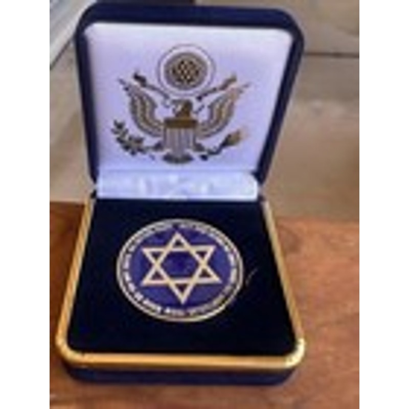 Department of Energy (DOE) Challenge Coin With Blue Velvet Case. Fast Shipping!