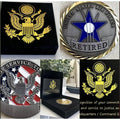 US Air Force USAF Retired Challenge Coin. New Fast Shipping. 45mm USA F