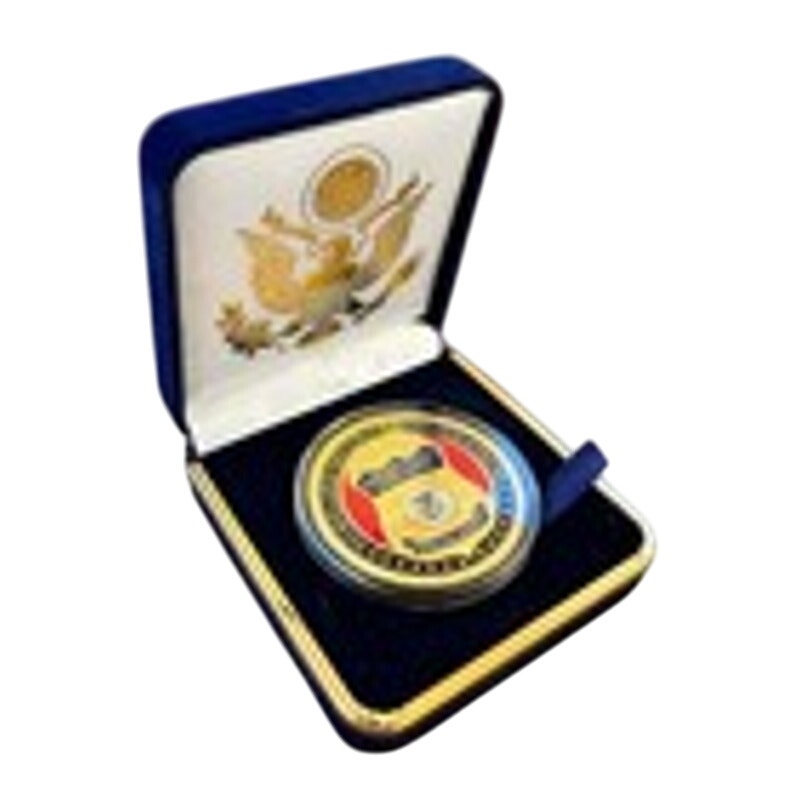 Department of Energy (DOE) Challenge Coin With Blue Velvet Case. Fast Shipping!