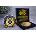 US National Security Agency Special Agent DOD Challenge Coin w/ Retirement Award