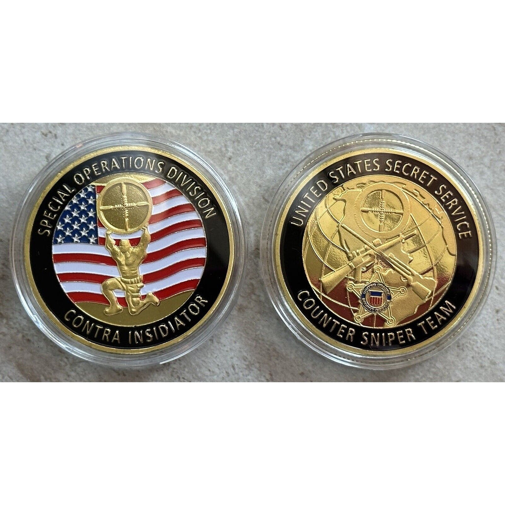 United States Secret Service Counter Sniper Team Challenge Coin, Fast Shipping