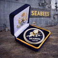 NEW U.S. Navy Seabees "We Build We Fight" Challenge Coin ·FAST SHIPPING· ·NEW·