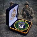 U.S. Army 18th Airborne Corps Sky Dragons ChallengeCoin ·FAST SHIPPING·with case