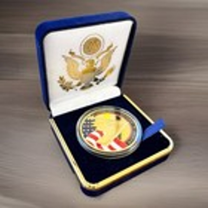 Department of Energy (DOE) Challenge Coin With Blue Velvet Case. Fast Shipping!
