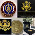 VIETNAM VETERANS OF AMERICA (Purple Heart) Coin With Retirement Award