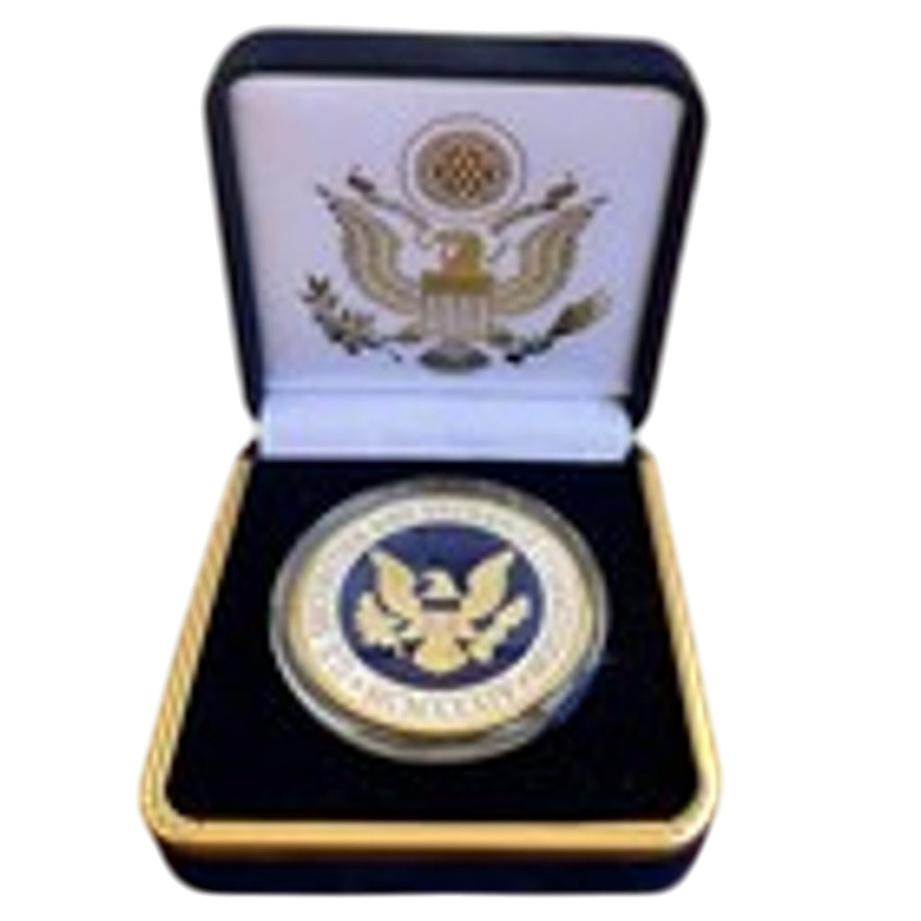 Copied - SEC-UNITED STATES SECURITIES AND EXCHANGE COMMISSION-Challenge Coin With Case