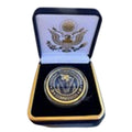 Department of Energy (DOE) Challenge Coin With Blue Velvet Case. Fast Shipping!