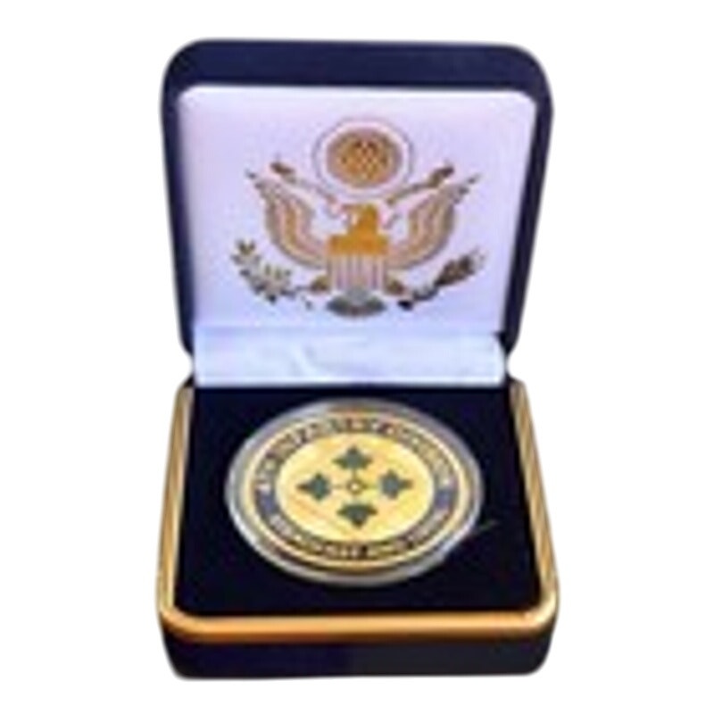 Department of Energy (DOE) Challenge Coin With Blue Velvet Case. Fast Shipping!