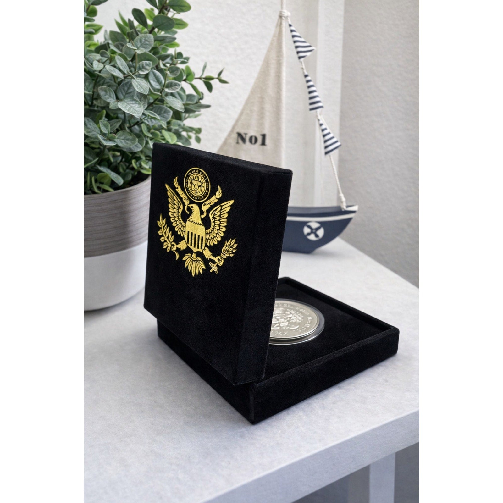 VA United States Department of Veterans Affairs Coin w/ Achievement Award