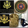 DALLAS FIRE DEPT - The Big "D" Challenge Coin USA