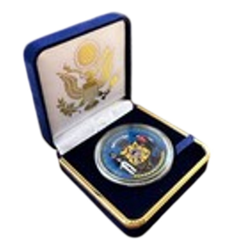 Department of Energy (DOE) Challenge Coin With Blue Velvet Case. Fast Shipping!