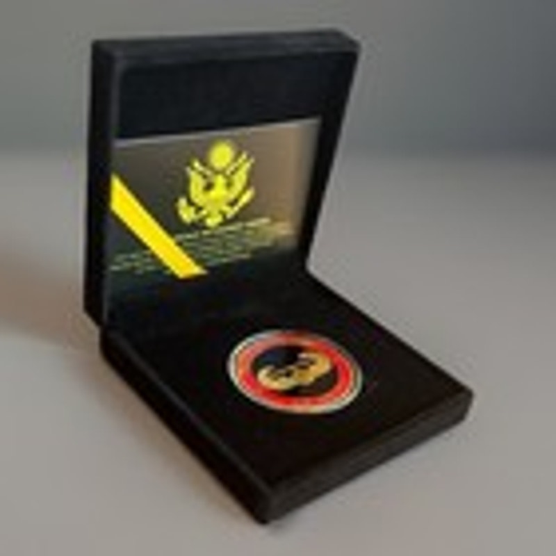 Department of Energy (DOE) Challenge Coin With Blue Velvet Case. Fast Shipping!
