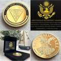NEW JERSEY STATE POLICE TROOPER NJSP ST MICHAEL Coin W/ Retirement Award