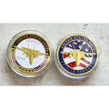 2 Pcs F-14 Tomcat Challenge Coin United States Navy & F/A - 18 Hornet US Navy