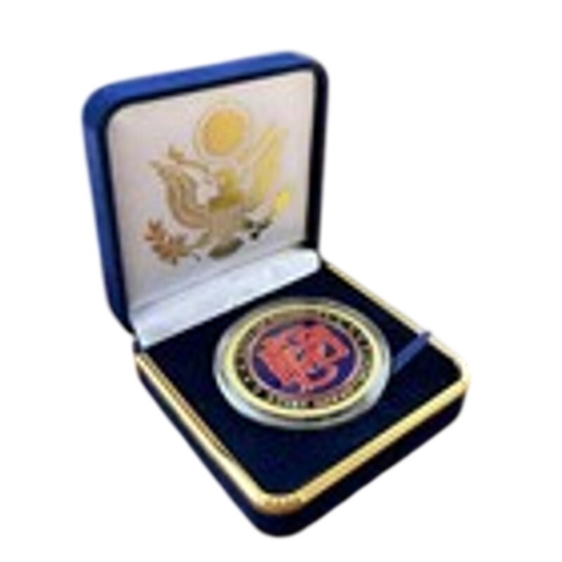 Department of Energy (DOE) Challenge Coin With Blue Velvet Case. Fast Shipping!