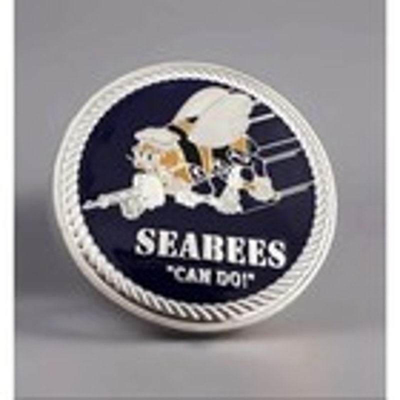 SEABEES-US Navy Can Do "We Build~We Fight Challenge Coin