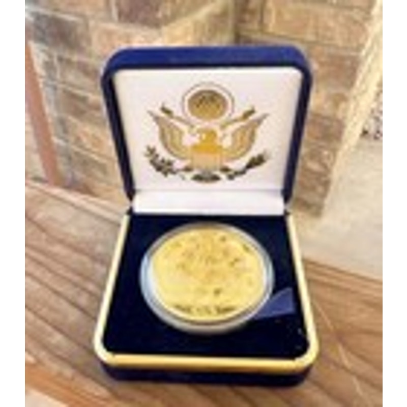 Department of Energy (DOE) Challenge Coin With Blue Velvet Case. Fast Shipping!
