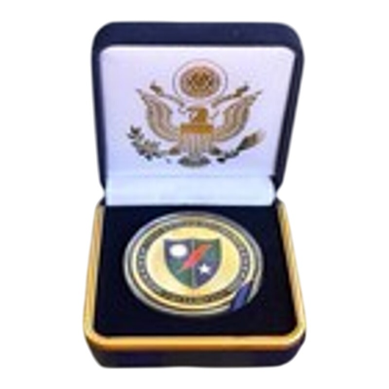 Department of Energy (DOE) Challenge Coin With Blue Velvet Case. Fast Shipping!