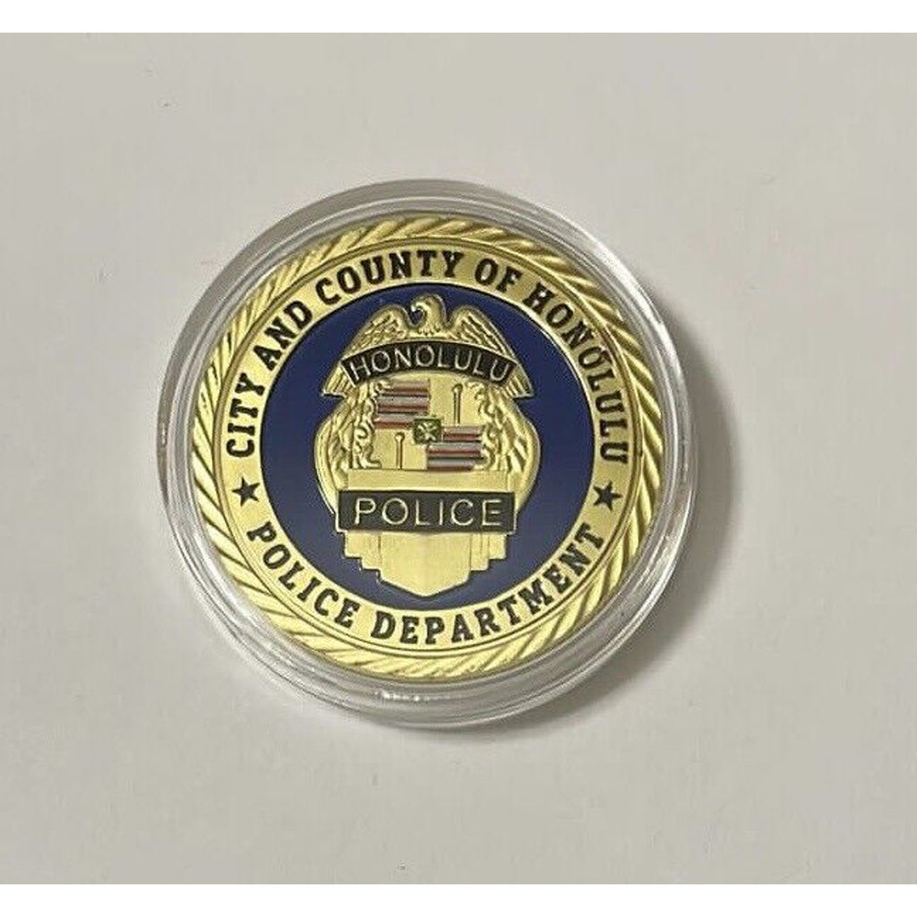 CITY OF HONOLULU POLICE Office Dept Challenge Coin
