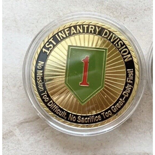 1st Infantry Division And Airborne Best Units Challenge Coin USA Army
