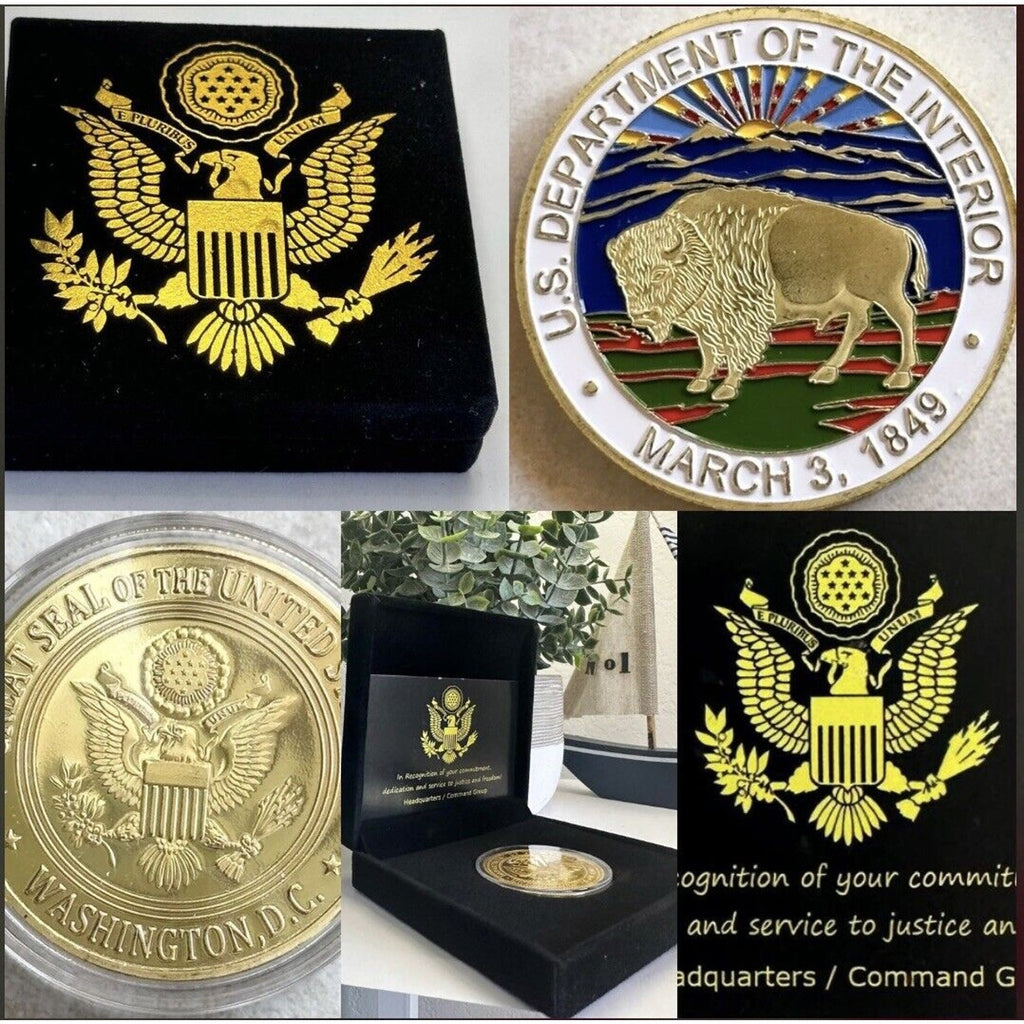 Department of Interior Challenge Coin USA