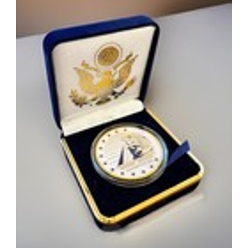 Department of Energy (DOE) Challenge Coin With Blue Velvet Case. Fast Shipping!