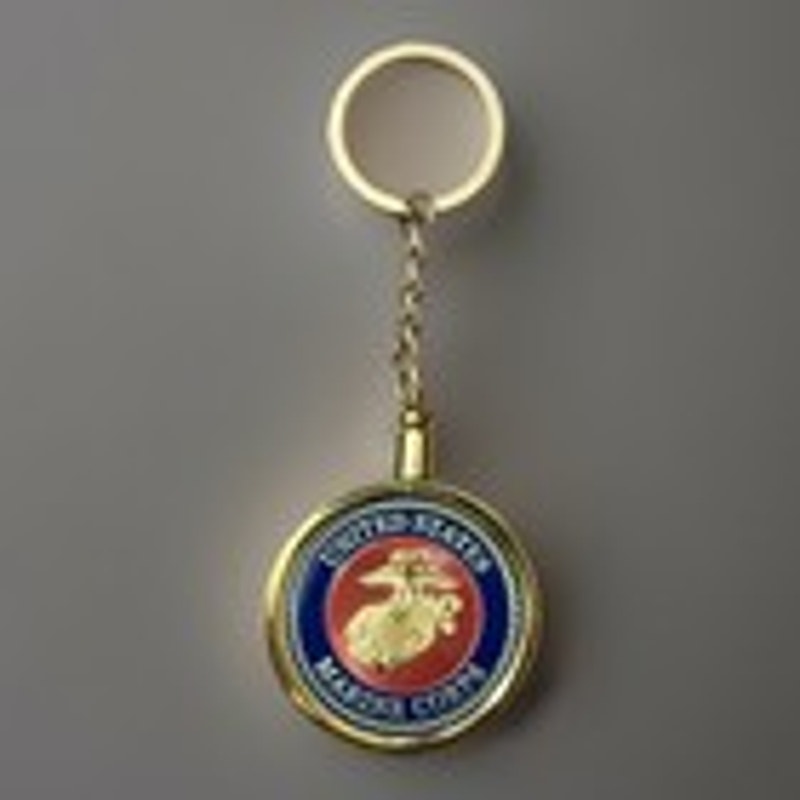 US MARINE CORPS MILITARY POLICE Challenge Coin Keychain. Fast Shipping!
