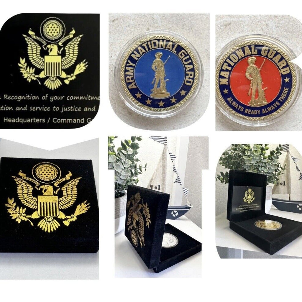 NATIONAL GUARD US Army *Always There Always Ready Challenge Coin USA-Amy