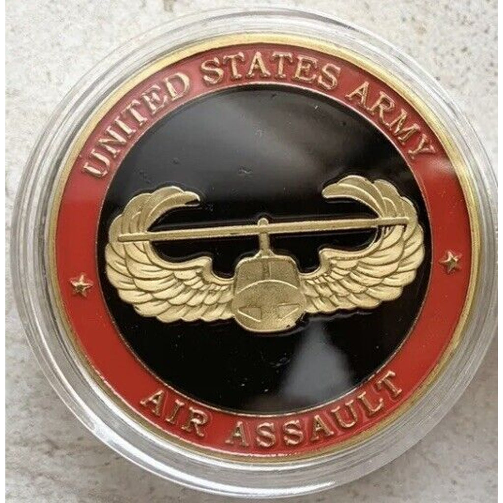 AIR ASSAULT Airborne US Army Challenge Coin USA AMY
