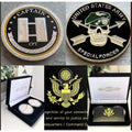 2pcs Army Rank Captain O-3 And Special Ops Joint forces SF coins