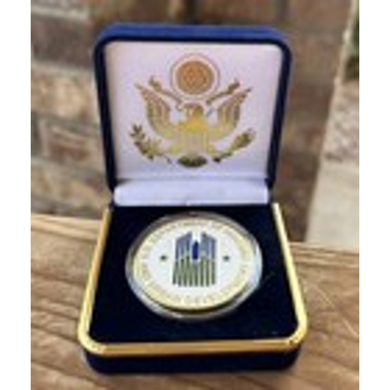 Department of Energy (DOE) Challenge Coin With Blue Velvet Case. Fast Shipping!