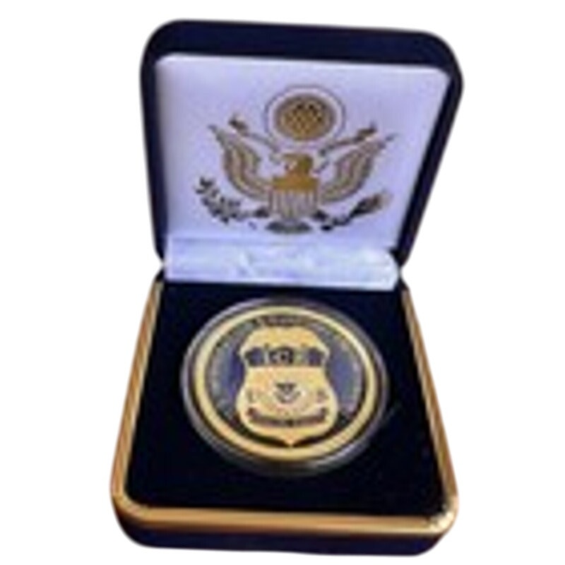 Department of Energy (DOE) Challenge Coin With Blue Velvet Case. Fast Shipping!