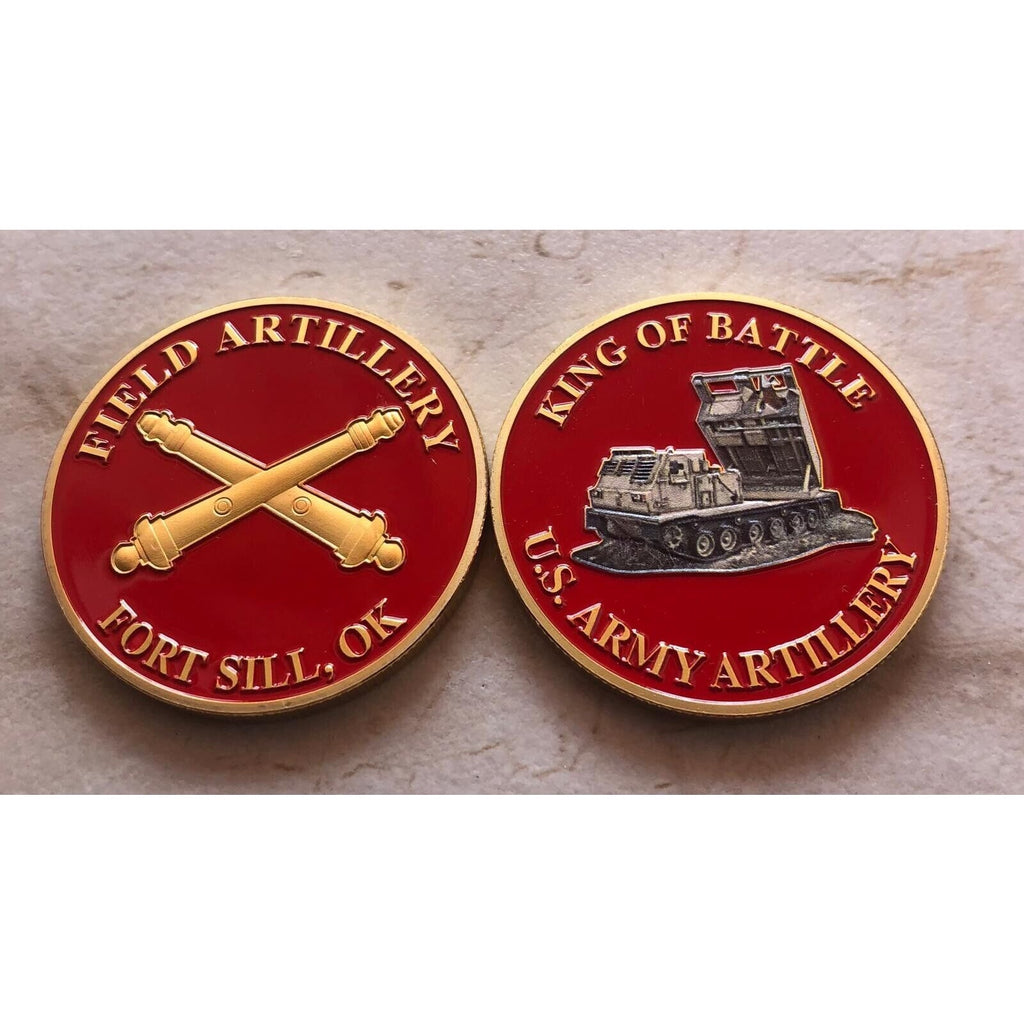 21ST CENTURY FIELD ARTILLERY FT SILL OK CHALLENGE COIN