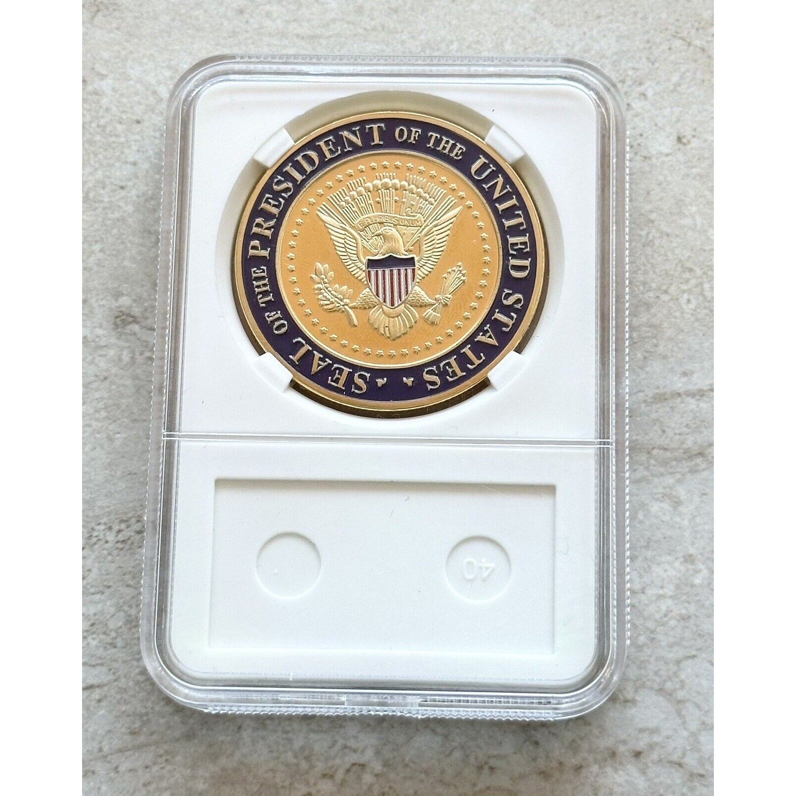 United States Secret Service Coin USSS Seal Of The US President Trump Coin