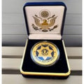 Department of Energy (DOE) Challenge Coin With Blue Velvet Case. Fast Shipping!