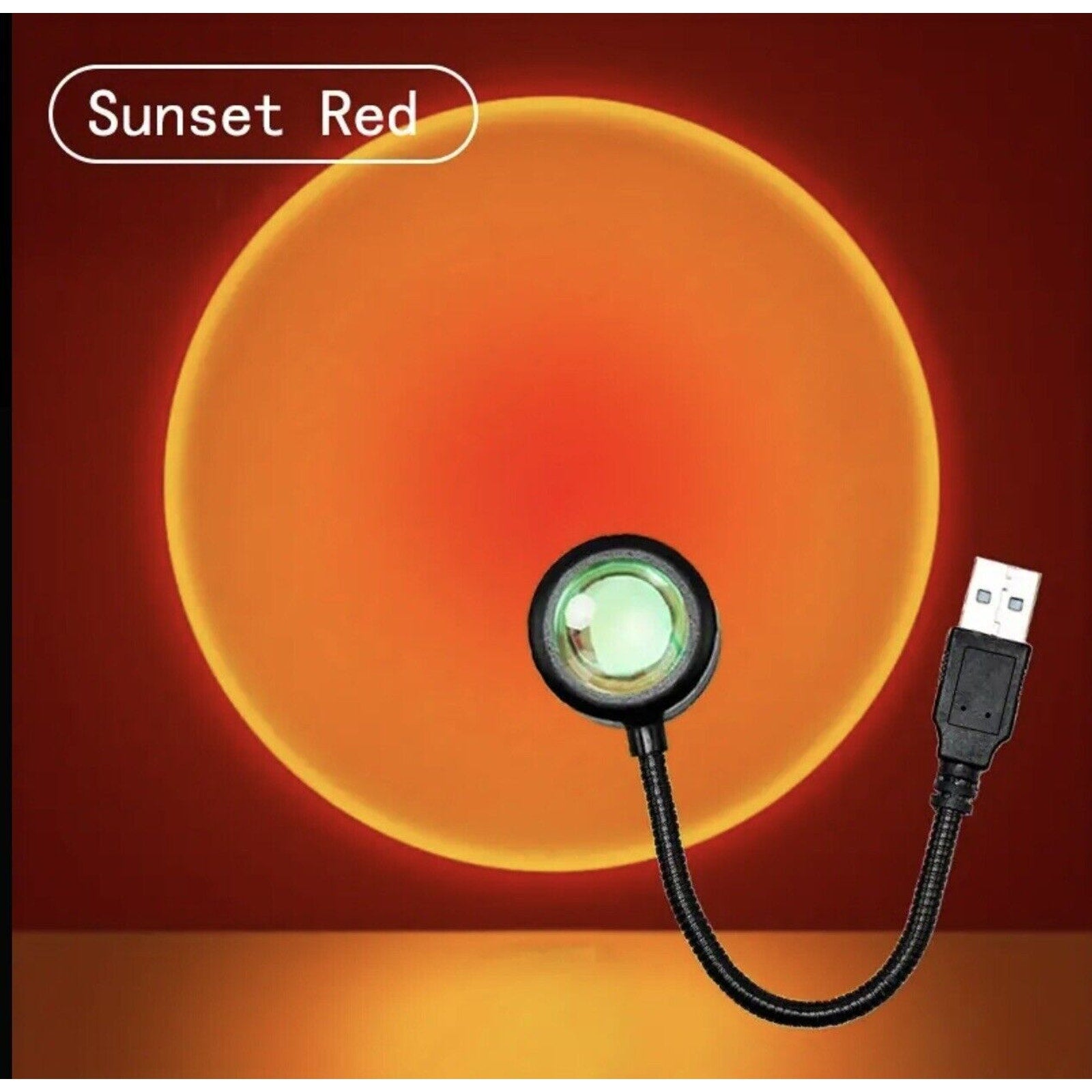 Sunset Projection Lamp Night Light LED Rainbow Sun Lamp Romantic Projector Lamp
