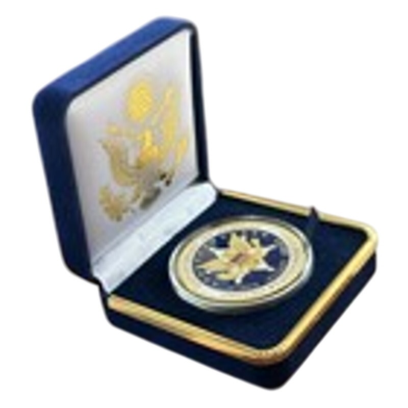 Department of Energy (DOE) Challenge Coin With Blue Velvet Case. Fast Shipping!