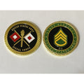 US ARMY STAFF SERGEANT E-6 & Signal Branch Coin