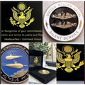 SILENT SERVICE CHALLANGE COIN SUBMARINE BASE USN PIN UP US NAVY SUB VETERAN USA