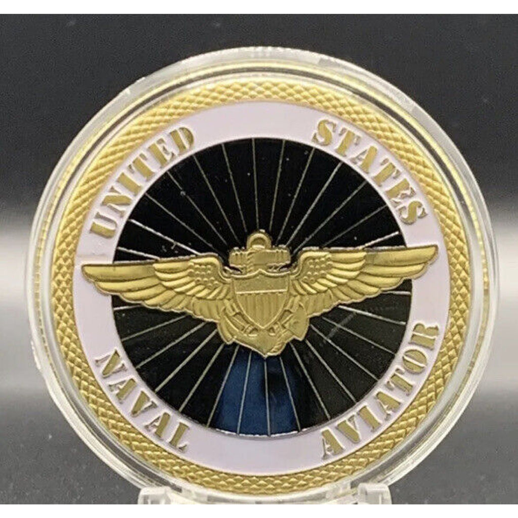 United States Naval Aviator Challenge Coin USN