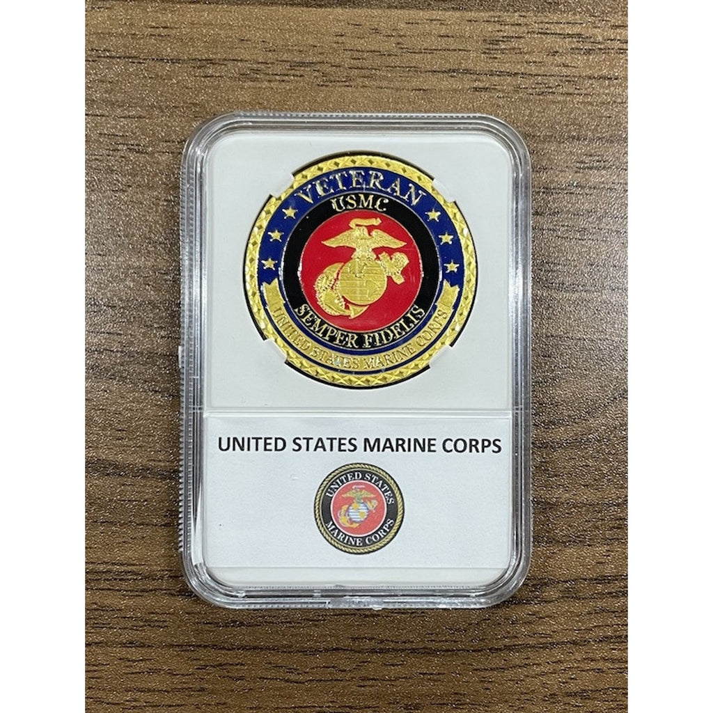 USMC Veteran Semper Fidelis U.S. Marine Corps Official LIC 23125