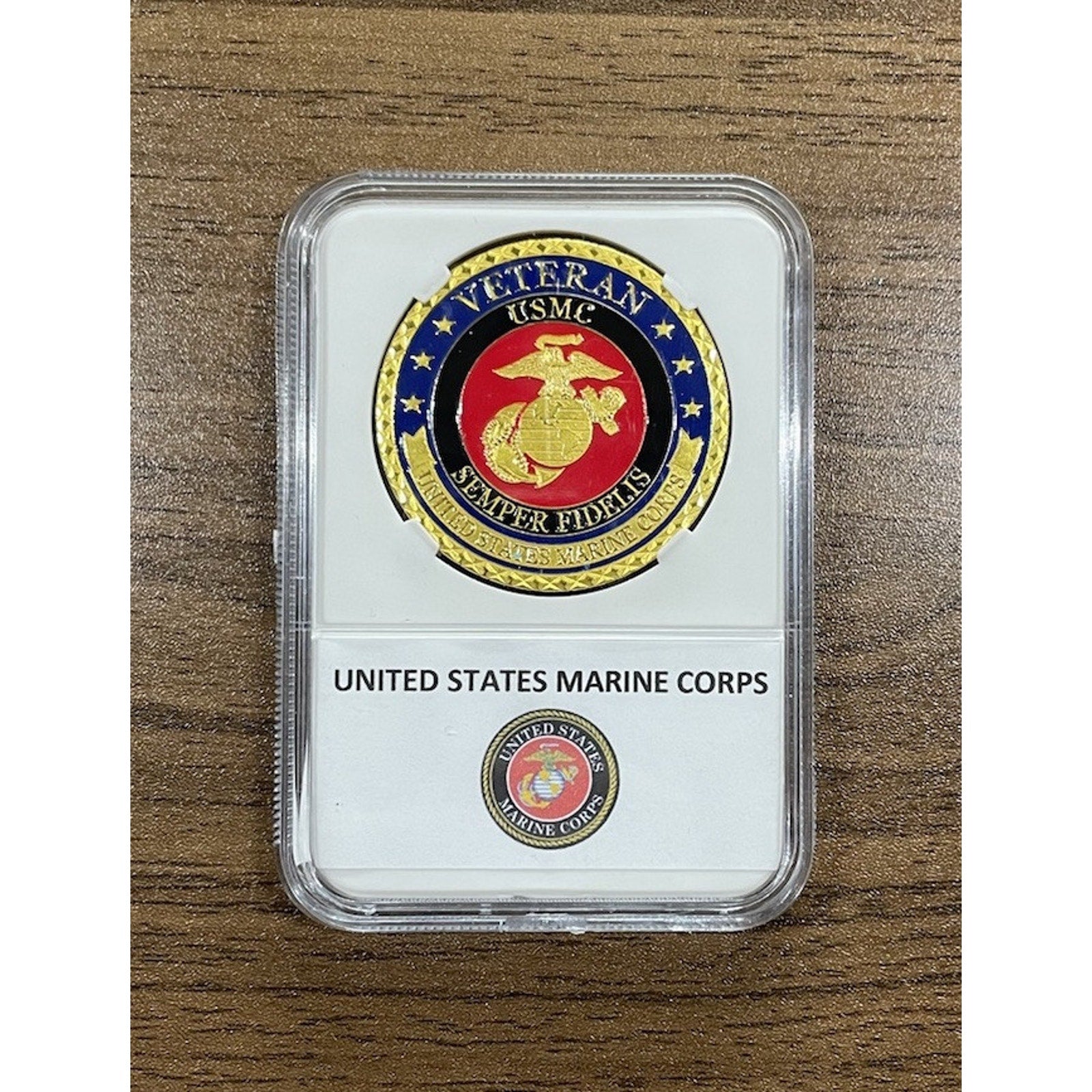 USMC Veteran Semper Fidelis U.S. Marine Corps Official LIC 23125