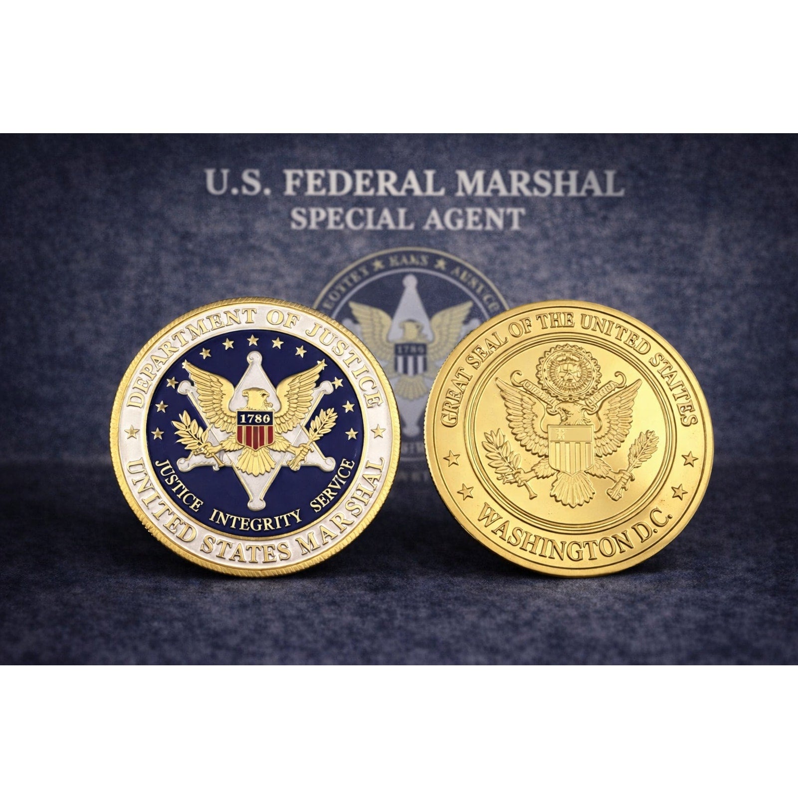 U.S. Federal Marshal Special Agent Challenge Coin ·IN STOCK· ·FAST SHIPPING·
